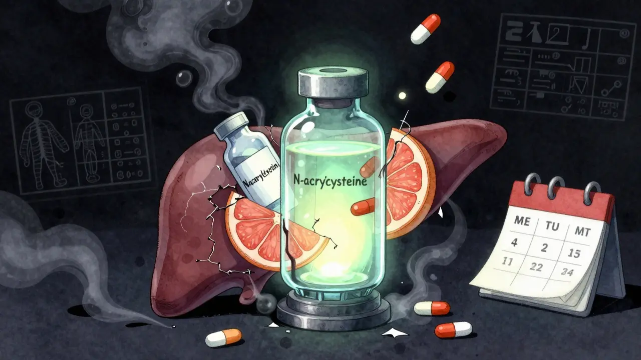 A cracked liver lantern leaking medicine smoke, with a healing vial glowing above it.