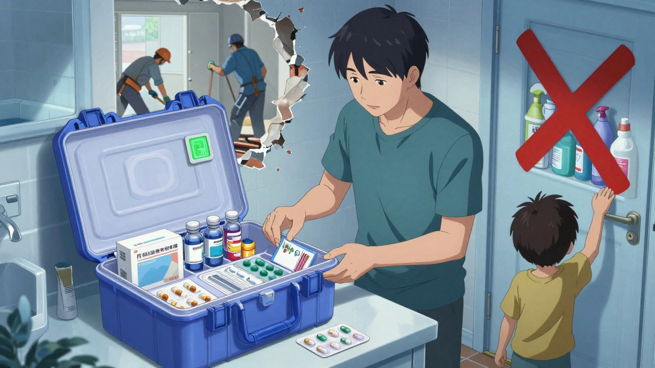 How to Secure Medications During Home Renovations or Moves