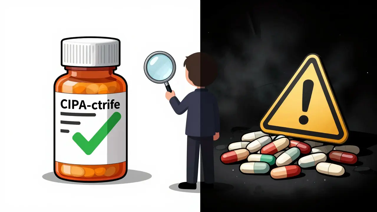 Comparison of safe vs risky medication sources in manhua style