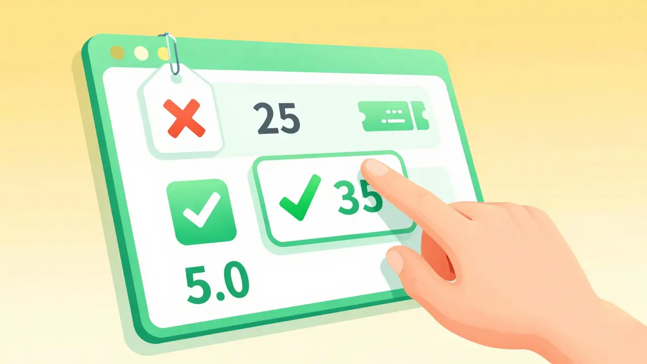 Hand selecting cheap generic medication price on digital display