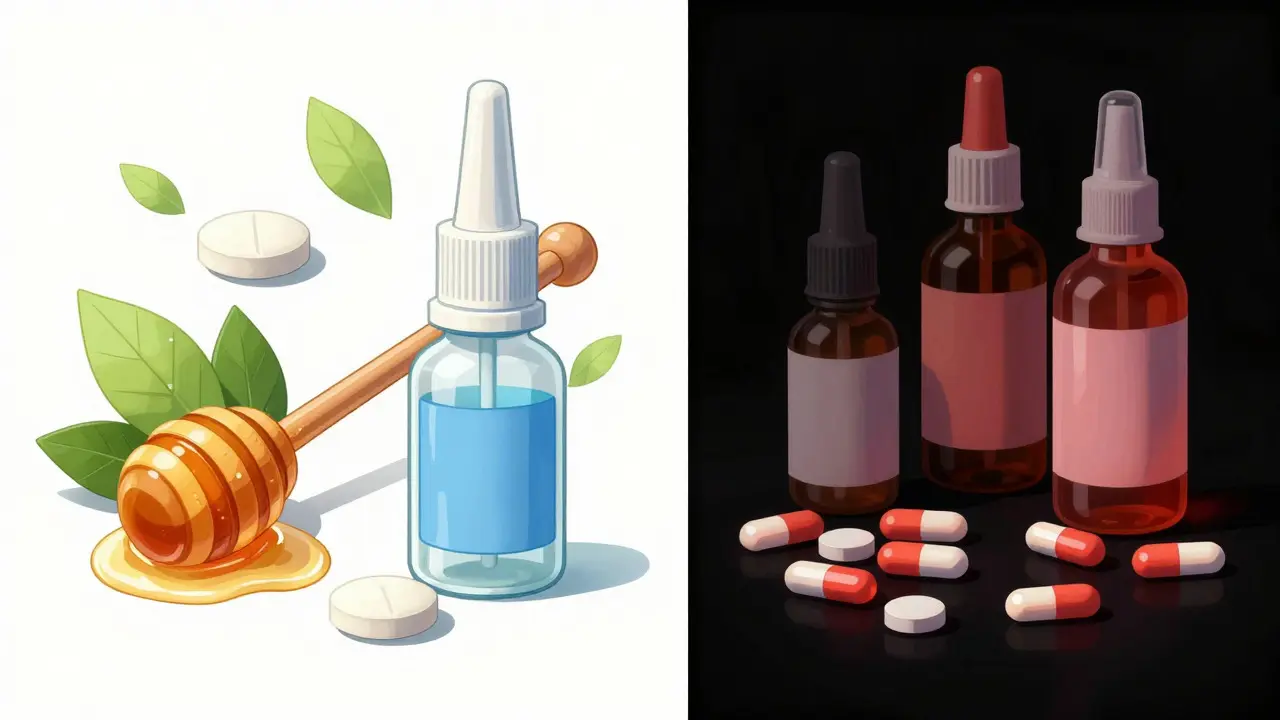 Visual comparison of safe vs unsafe cold meds for pregnancy